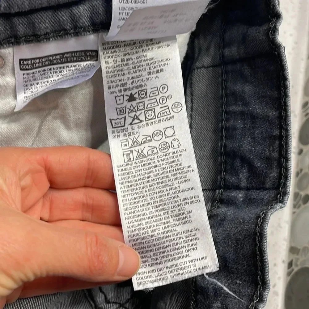 Levi’s Mens grey 514 jeans
